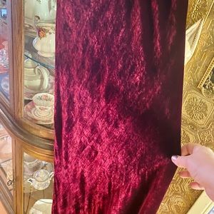 DKNY Long velvet/ silk dress